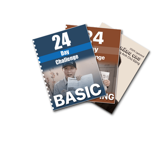 Combo 3 Khoá: 24 Ngày Căn bản + 24 Ngày Nâng cao+ 12 Chủ đề Nâng cao